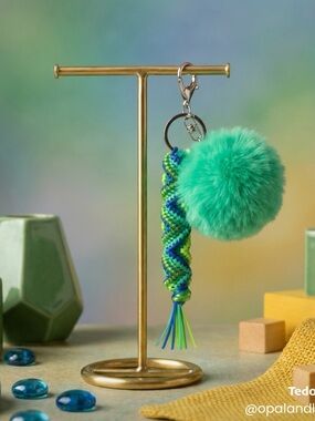 Tropical Current Keychain